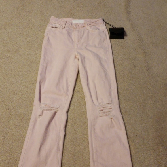 Mother brand high waisted destroyed jeans NWT
